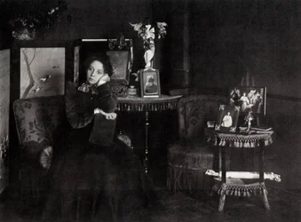 Wera Fjodorowna Komissarschewskaja, russische Schauspielerin, ca. 1900