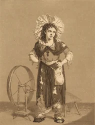 Die jungen Bettler, um 1800