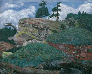 Landschaft mit Felsen