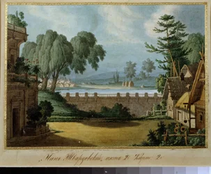 Bühnenbild für die Oper "Pan Twardowski" (Detail)