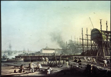 Die Admiralitätswerft in Sankt Petersburg