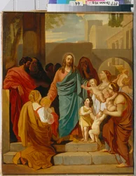 Christus segnet die Kinder