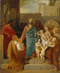 Christus segnet die Kinder, 1824