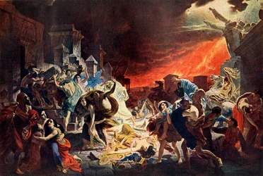 Zerstörung von Pompeji, 1833, 1939