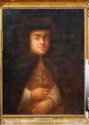 Porträt der Zarin Natalia Naryshkina