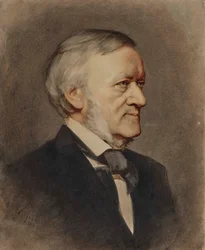 Porträt des Komponisten Richard Wagner
