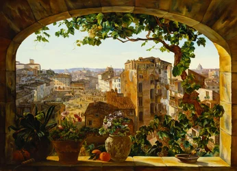 Piazza Barberini, Rom, 1830