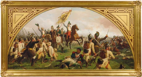 Erzherzog Karl von Österreich in der Schlacht bei Aspern