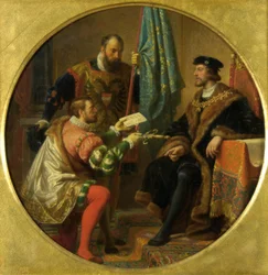 Kaiser Karl V. und König Franz I. bei Pavia 1525