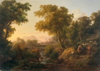 Italienische klassische Landschaft, 1811-1860