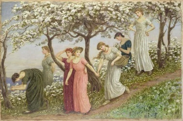 Durch die weißen Blumen, 1891