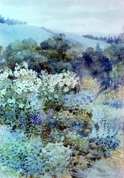In einem südafrikanischen Garten, um 1900-10