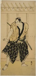 Der Schauspieler Sawamura Sojuro III als Soga no Dozaburo (?)