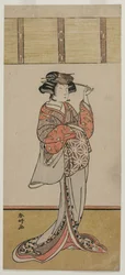 Iwai Hanshiro IV als Oiso no Tora, ca. Mitte der 1770er Jahre