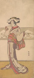 Segawa Kikunojo III in der Rolle von Oiso no Tora, ca. 1790