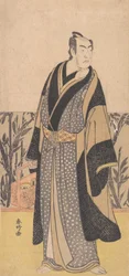 Der Schauspieler Matsumoto Koshiro I in einer unbekannten Rolle