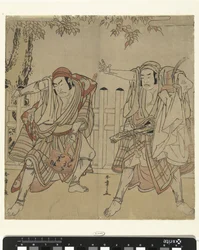 Schauspieler Otani Hiroji III und Otani Tomoemon