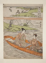 Absteigende Gänse bei Suzaki (Suzaki rakugan)