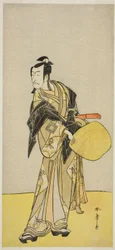 Der Schauspieler Ichikawa Danjuro V als Kakogawa Honzo, aus dem Stück "Kanadehon Chushin Nagori no Kura," aufgeführt im Nakamura-Theater im neunten Monat, 1780