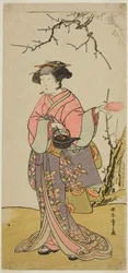 Der Schauspieler Yamashita Kinsaku II in einer unidentifizierten Rolle