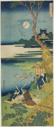 Ariwara no Narihira, aus der Serie Ein wahrer Spiegel chinesischer und japanischer Gedichte