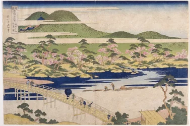 Brücke des reflektierten Mondes, Arashiyama in Yamashiro