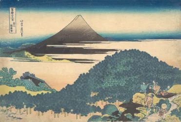 Kissenkiefer in Aoyama, aus der Serie Sechsunddreißig Ansichten von