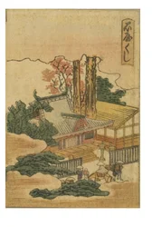 Ishiyakushi-Station aus der Serie 53 Stationen des Tokaido, Farbdruck