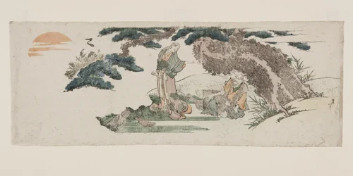 Jō und Uba, das alte Paar von Takasago