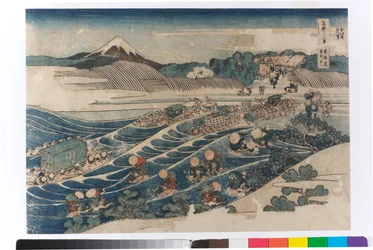 Berg Fuji von Kanaya auf der Tokaido