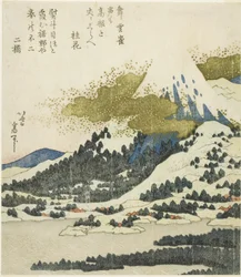 Berg Fuji vom Ashi-See in Hakone