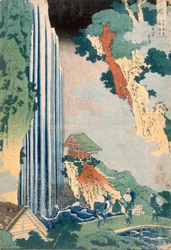 Ona-Wasserfall auf der Kisokaido, 1827