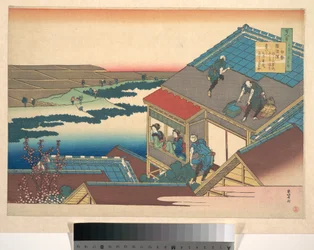 Gedicht von Ise, aus der Serie Einhundert Gedichte erklärt von der Amme (Hyakunin isshu uba ga etoki)
