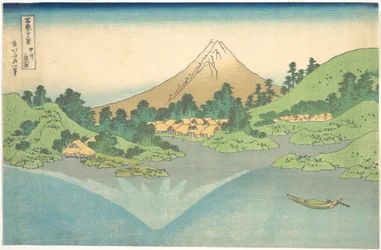 Spiegelung im See bei Misaka in der Provinz Kai, aus der Serie Sechsunddreißig Ansichten des Berges Fuji