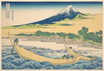 Tago-Bucht bei Ejiri auf der Tōkaidō, aus der Serie Sechsunddreißig Ansichten des Berges Fuji (Fugaku sanjūrokkei)