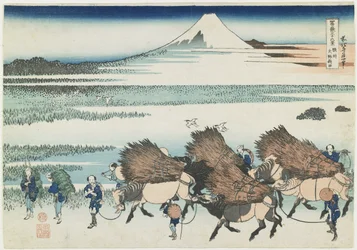 Die Reisfelder von Ono in der Provinz Suruga, 1831-1834