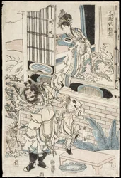 Der Palast des Königs Zhou von China
