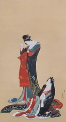 Zwei Kurtisanen, Edo-Periode, ca. 1805