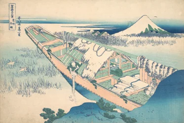Ushibori in der Provinz Hitachi, aus der Serie Dreißig-sechs Ansichten