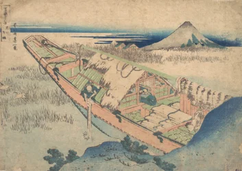Ushibori in der Provinz Hitachi (Joshu Ushibori), aus der Serie Sechsunddreißig Ansichten von...