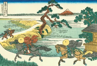 Das Dorf Sekiya am Sumida-Fluss, ca. 1830