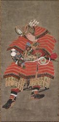 Yoshitsune als Krieger, 19. Jahrhundert