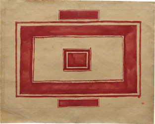 Deckenplan für das Rote Theater, Leningrad