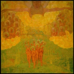 Der Triumph des Himmels (Entwurf für ein Fresko)