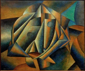 Kopf eines Bauernmädchens