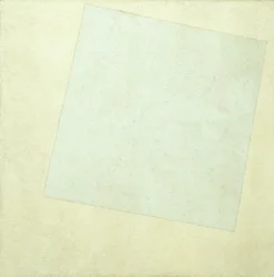 Suprematistische Komposition. Weiß auf Weiß, 1918