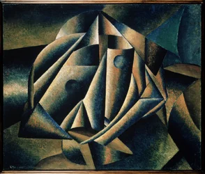 Kopf eines Landmädchens