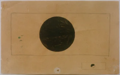 Zwei suprematistische Kompositionen mit Kreisen