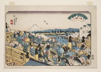 Klare Wetterlage bei Nihonbashi