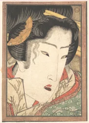 Abgelehnte Geisha aus Leidenschaften, die durch Frühlingsschnee abgekühlt wurden